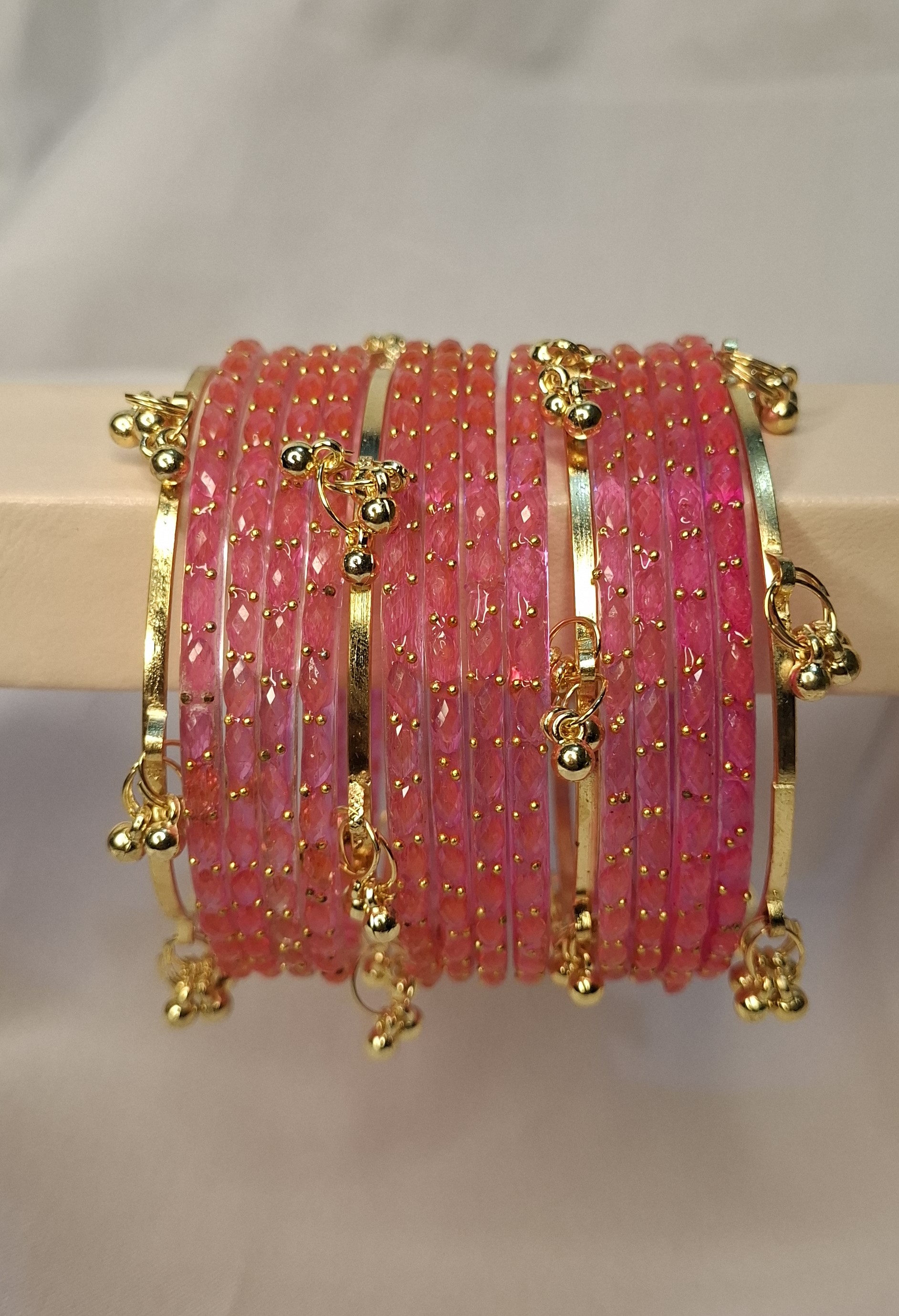 Royal 16Pcs Combo: 1 Dozen Raindrop & 4Pcs Kashmir Bangles