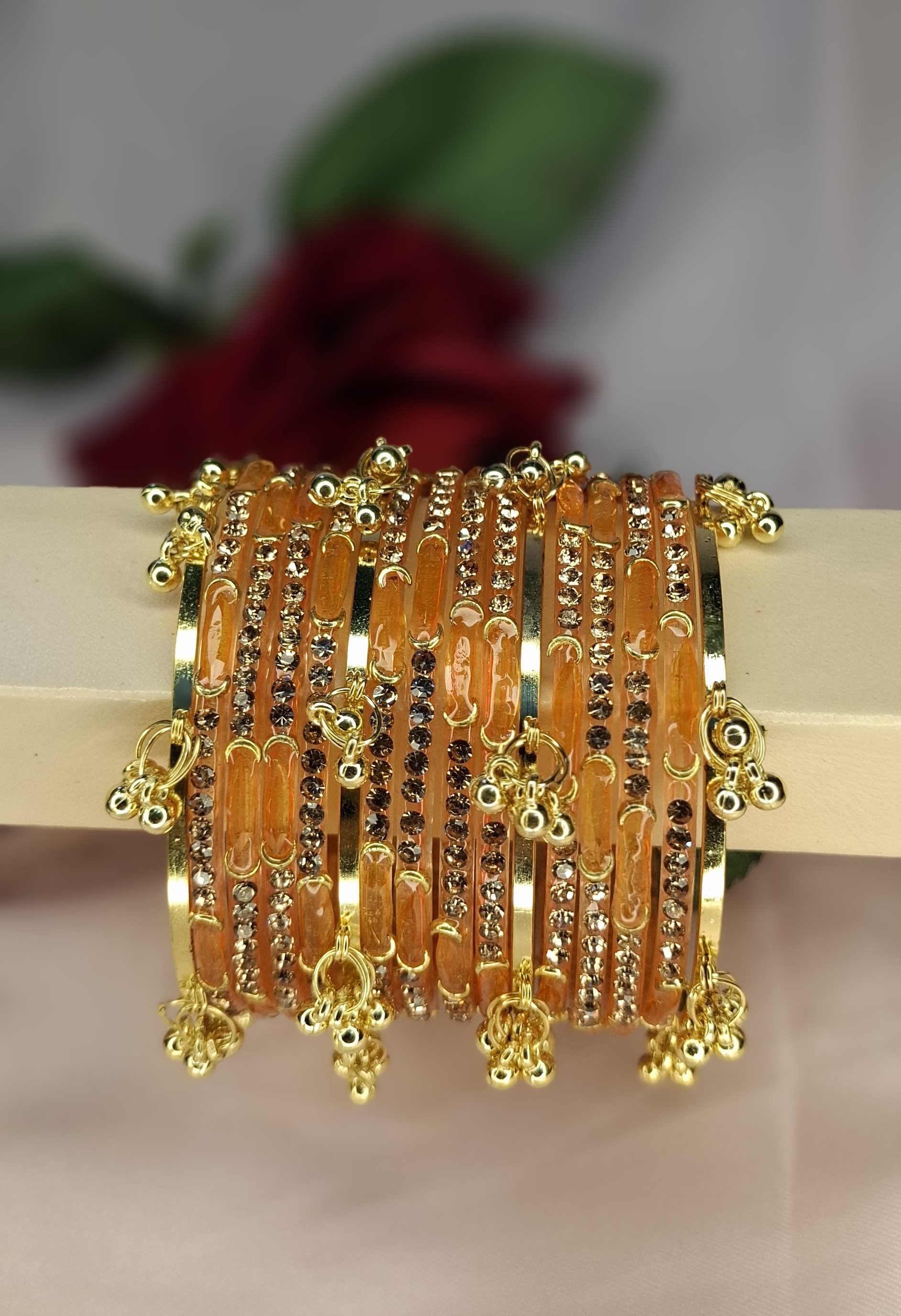 Royal 16Pcs Combo: 1 Dozen Dadi Ma & 4Pcs Kashmir Bangles